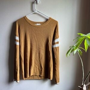 Collegiate Varsity Gold Sweater
